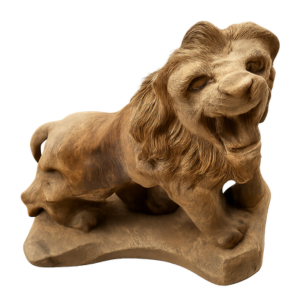 Lion wood Sculpture
